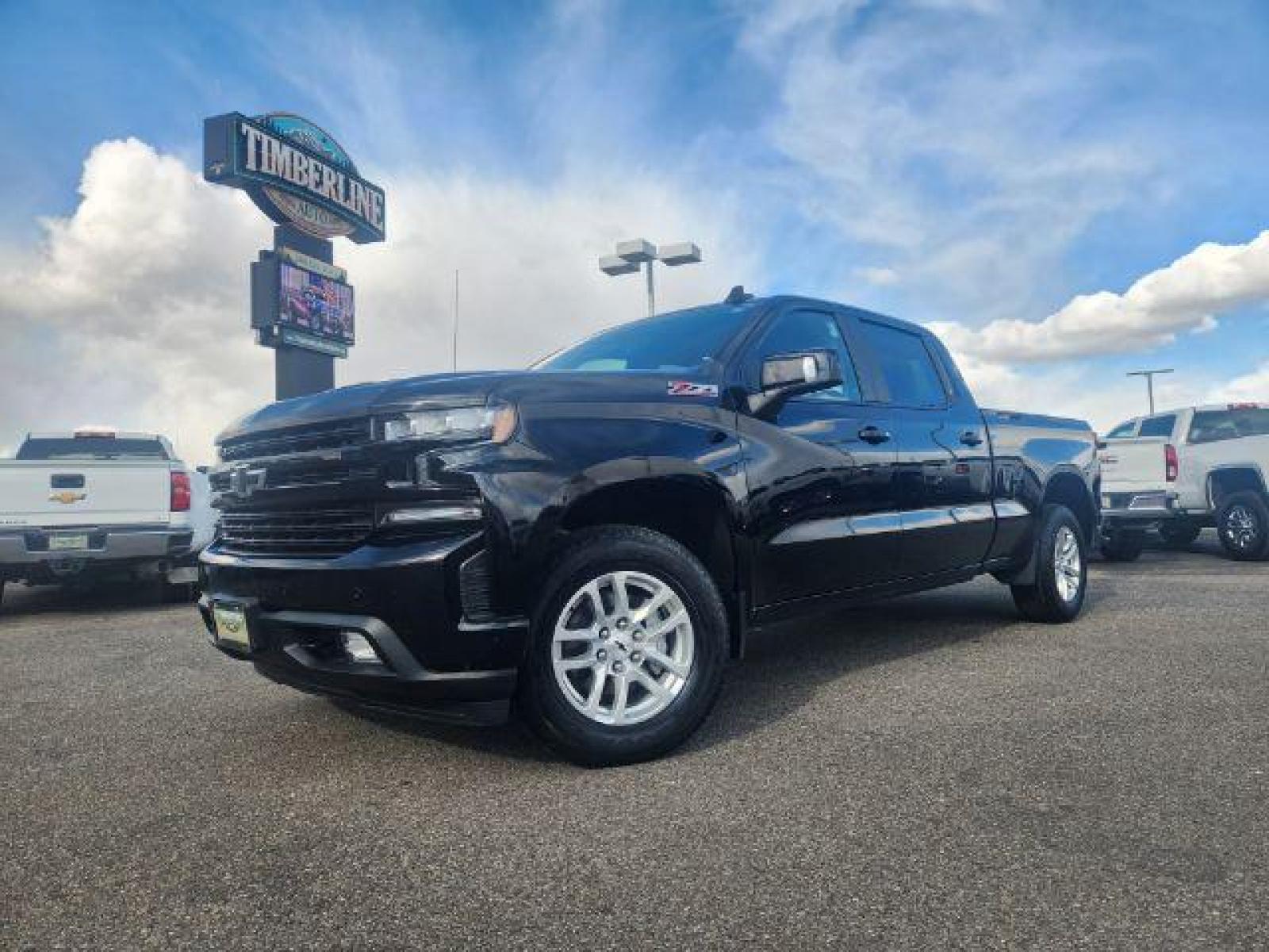 2020 Black /Jet Black, leather Chevrolet Silverado 1500 RST Crew Cab 4WD (1GCUYEEL3LZ) with an 6.2L V8 OHV 16V engine, Automatic transmission, located at 1235 N Woodruff Ave., Idaho Falls, 83401, (208) 523-1053, 43.507172, -112.000488 - Photo #0
