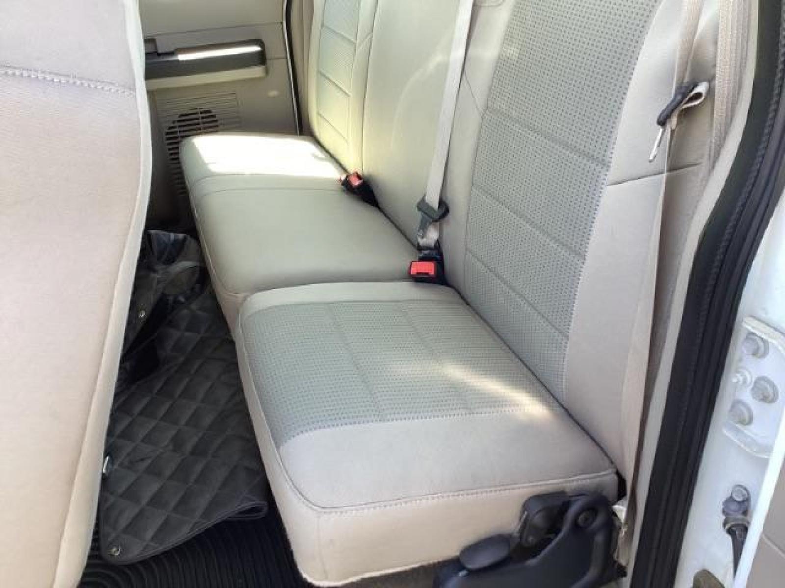 2008 Oxford White /Medium Stone Cloth Interior Ford F-250 SD XLT SuperCab Long Bed 4WD (1FTSX21R68E) with an 6.4L V8 OHV 32V TURBO DIESEL engine, 5-Speed Automatic transmission, located at 1235 N Woodruff Ave., Idaho Falls, 83401, (208) 523-1053, 43.507172, -112.000488 - Photo #43