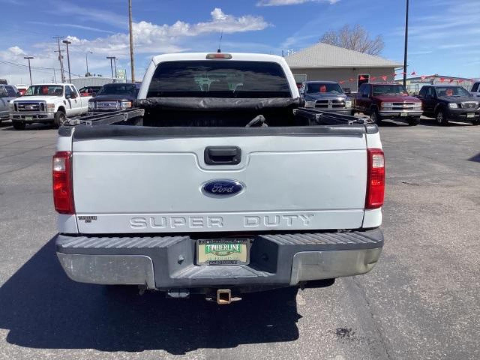 2012 Oxford White /Steel Cloth Interior Ford F-250 SD XL Crew Cab Long Bed 4WD (1FT7W2B64CE) with an 6.2L V8 OHV 16V engine, 6-Speed Automatic transmission, located at 1235 N Woodruff Ave., Idaho Falls, 83401, (208) 523-1053, 43.507172, -112.000488 - Photo #3